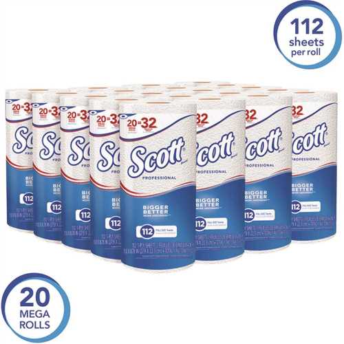 SCOTT 53930 Professional Kitchen Paper Towels with Fast-Drying Absorbency Pockets - pack of 20
