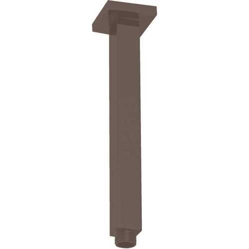 Westbrass D3609S-12 1/2 in. IPS True Square Ceiling Style Shower Arm with Square Flange, Oil Rubbed Bronze