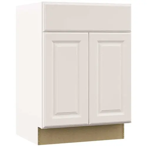 BATHROOM VANITY BASE, 24 IN. X 21 IN., WHITE