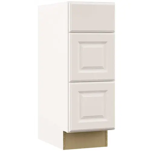 DRAWER BASE VANITY CABINET, 12 IN., WHITE