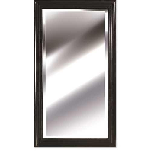 Large Rectangle Black Casual Mirror (53.80 in. H x 29.8 in. W)