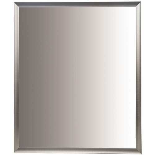 Pinnacle 15M1823 Rectangular Brushed Nickel Aluminum Vanity Wall Mirror