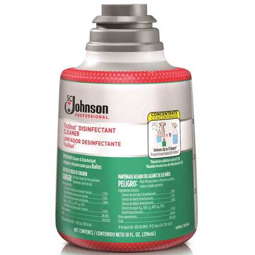 SC Johnson Professional 689945 TruShot Restroom Disinfectant Cleaner, Concentrate