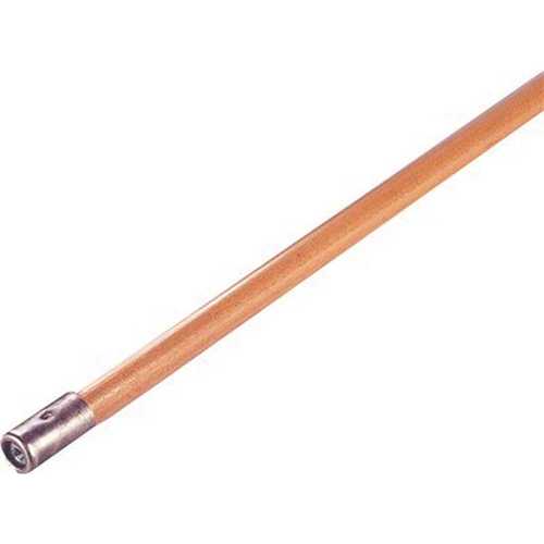 Renown Ren02610 60 In. Wood E-z Change Sta-flat Mop Handle