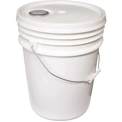 IMPACT 5515 5 Gal. Plastic Pail with Lid White