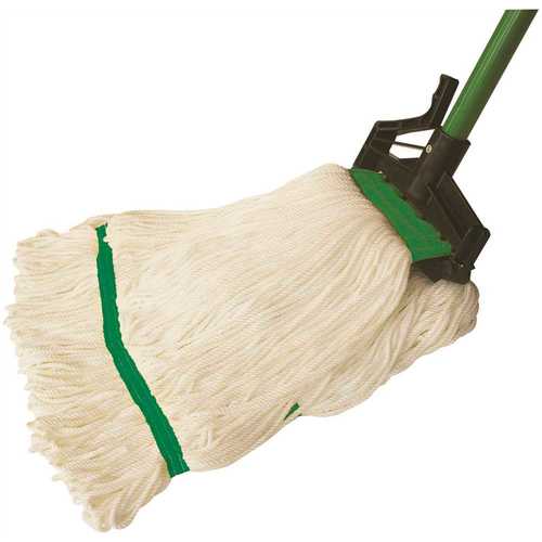 Medium Microfiber Looped Mop White