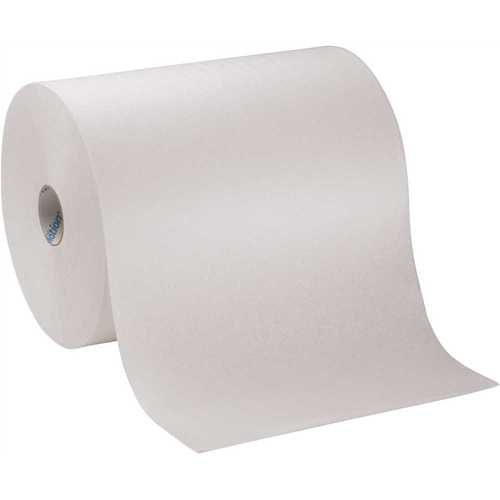 10 in. White Hardwound Paper Towel Roll - pack of 6