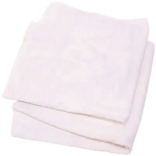 HOSPECO 10 lbs. per Box White Terry Towel Rags