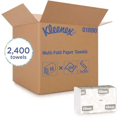 multi-fold Paper Towels White (, 150 Tri-Fold Paper Towels/Pack, 2,400 Towels/Case)