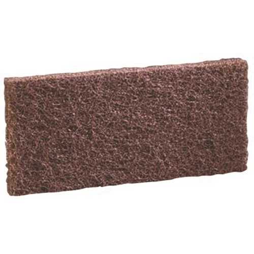 4.625 in. x 10 in. Brown Scrub-n-Strip Pad