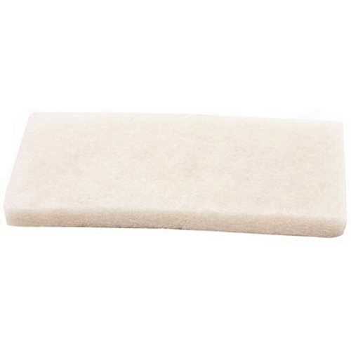 4-5/8 in. x 10 in. Utility Pads in White