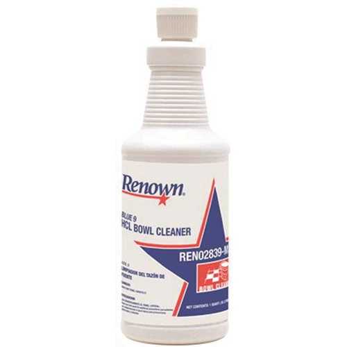 Renown 111452 32 oz. Blue 9 HCL Bowl Cleaner
