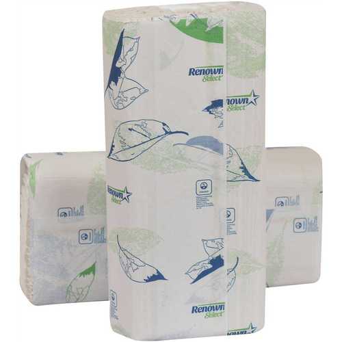 White C-Fold Paper Towels (150 Sheets Per Pack )