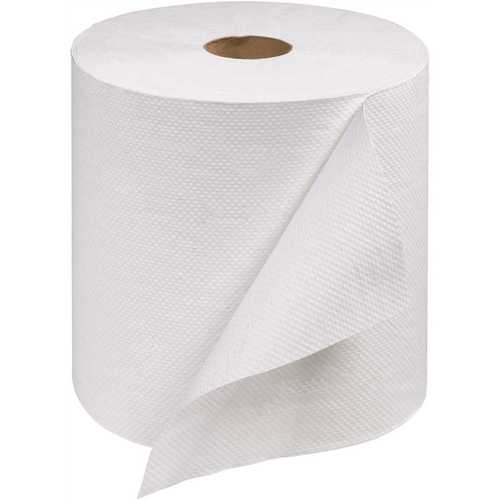 White Hardwound Paper Towels (800 ft. per Roll, ) - pack of 6