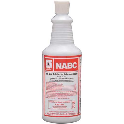 NABC 711603 1 Quart Floral Scent Restroom Disinfectant