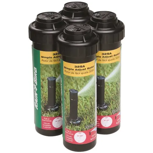 RAIN BIRD 32SA/4PKS 32SA Rotor Sprinkler Heads - pack of 4