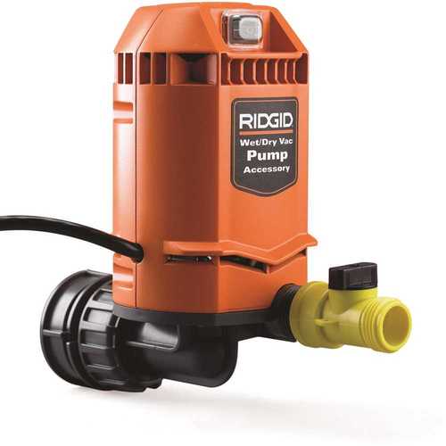 Quick Connect Pump Accessory for RIDGID Wet Dry Vacs