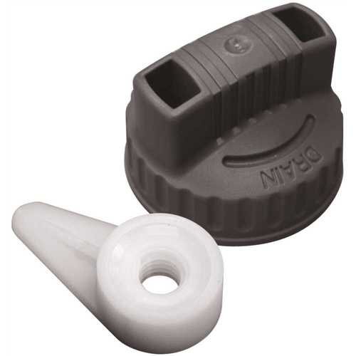 Filter Nut and Drain Cap Vacuum Parts for Pre-2010 RIDGID Wet/Dry Shop Vacuums