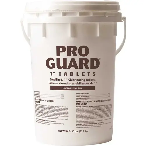 ProGuard 21654BPG 50 lb. 1 in. Tablets 1/2 oz. chlorinating tablet