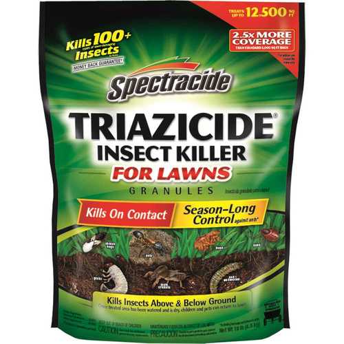 SPECTRACIDE HG-63941-4 10 lbs. Triazicide Lawn Insect Killer Granules