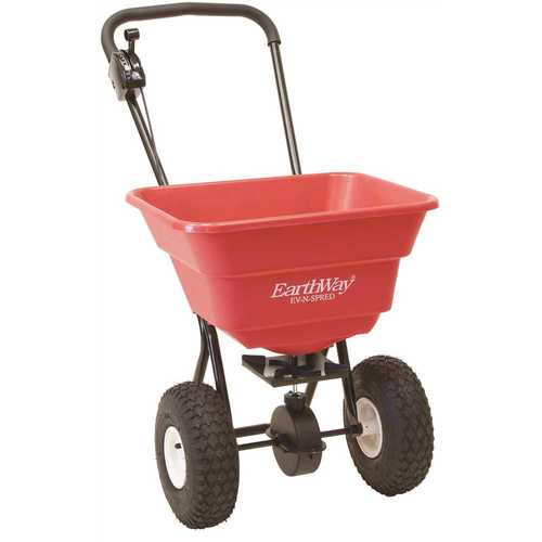 EARTHWISE #2050P 80 lbs. Estate Grade Spreader with Pneumatic Wheels