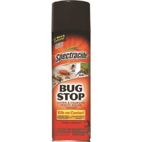 SPECTRACIDE HG-96235 Bug Stop 16 oz. Aerosol Flying and Crawling Insect ...