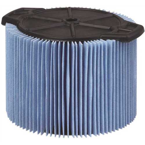 RIDGID 72952 VF5000 Replacement Fine Dust 3-Layer Pleated Paper Filter