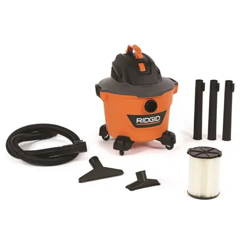 RIDGID HD09001 9 Gal. 4.25-Peak HP NXT Wet/Dry Shop Vacuum with Filter, Hose and Accessories