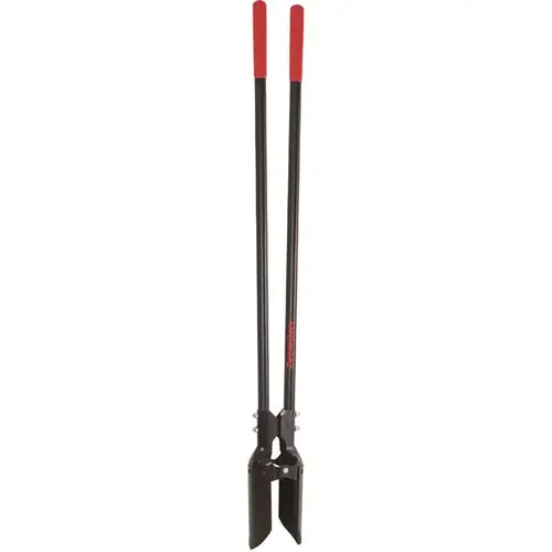 Razor-Back 78006 Post Hole Digger, 11-1/2 in L Blade, Riveted Blade, HCS Blade, Fiberglass Handle, 59-5/8 in OAL
