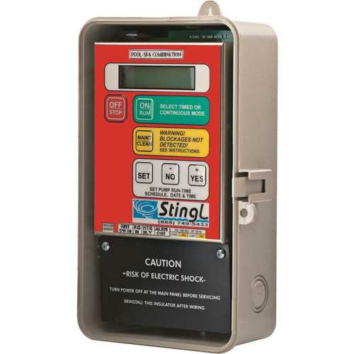 Safety Vacuum Release System Combination Stingl Switch