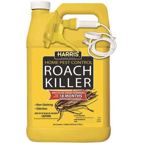 Roach Killer, Liquid, Spray Application, 1 gal