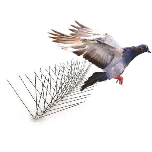 10 ft. Original Stainless Steel Bird Spikes Pigeons Starling Blackbirds Seagulls 6 in. Coverage