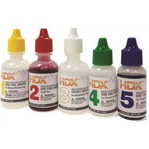 HDX 63327 Replacement Solutions 1-5 for Swimming Pool and Spa Water Test Kits