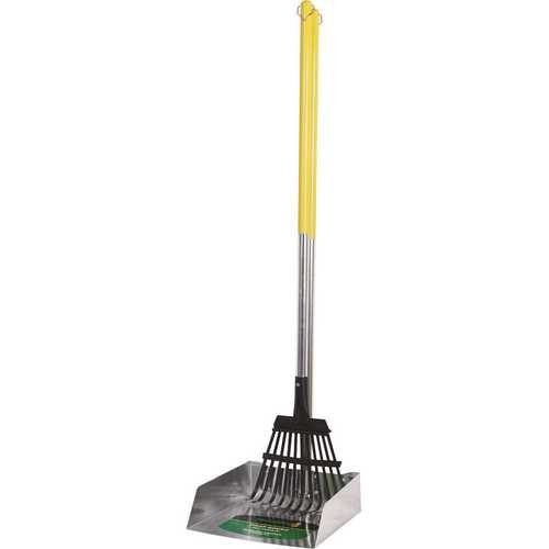 Large Pan and Dog Poop Rake Combo Aluminum