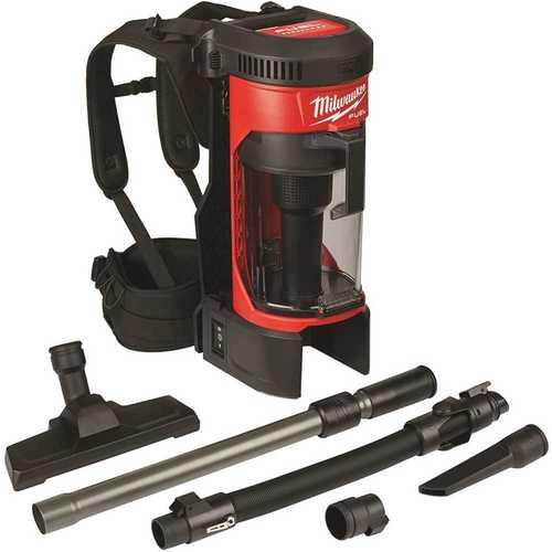 Milwaukee 088520 M18 FUEL Backpack Vacuum, 1 gal Vacuum, HEPA Filter
