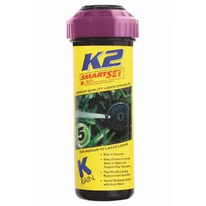 K2 Smartset Reclaim Water Adjustable Pattern 5 in. Gear Drive Sprinkler (4-Pack)