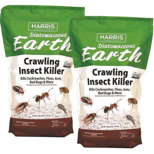 Harris 2DECRAWL-64 64 oz. Diatomaceous Earth Crawling Insect Killer