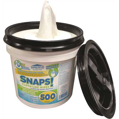 SNAPS White Polishing/Cleaning Cloth-Like Wipes