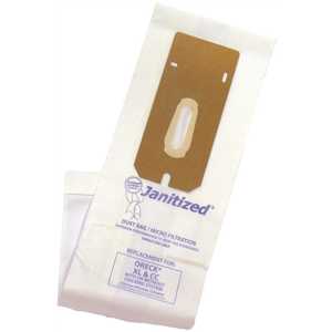 JANITIZED JAN-ORXLCC-2(8) Vacuum Bag for ORECK XL and CCEquivalent to AK1CC6A, CCPK8DW , PK20008DW - pack of 8