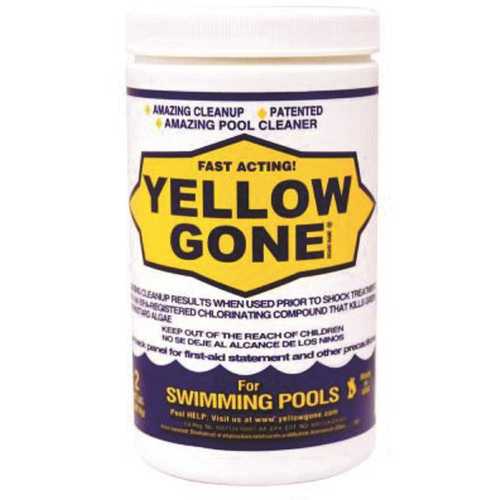 Yellow Gone 23502PTM 2 lb. Fast Acting Pool Cleanup for Green and Mustard Algae