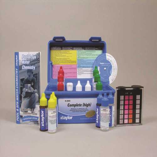 TAYLOR TAY-45-1147 K-2005 Complete Test Kit Shock stabilizer Free Chlorine Water Hardness PH