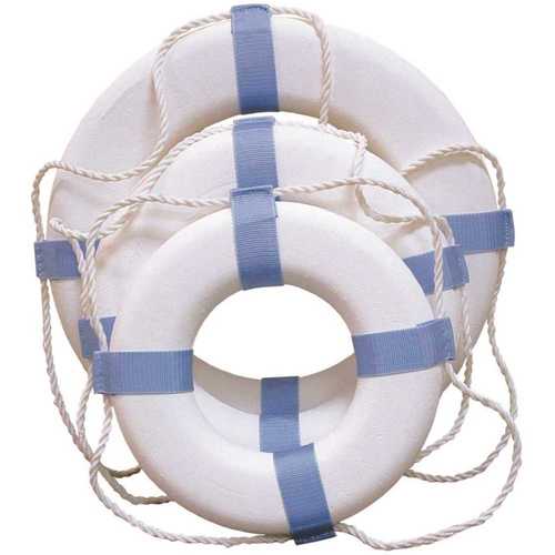 PoolStyle PSL-42-1006 Reels 24 in. White Ring Buoy