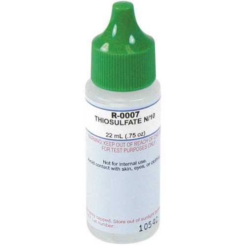 TAYLOR TAY-45-1006 3/4 oz. Replacement Reagent Thiosulfate Bottle