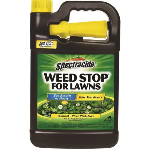 SPECTRACIDE HG-95833-3 Weed Stop For Lawns 1 Gal. Ready To Use Trigger Spray Weed Killer