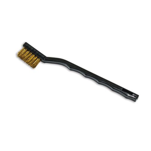 AES Industries 609-B Brass Bristle Detail Brush - Nylon Handle