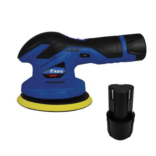 Cordless Variable Speed Palm Polisher, 6 in Dia Pad