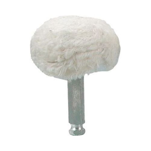 Astro Pneumatic Tool Company 3059-03 Mushroom Shaped Buffing Pad, 3 in, 100% Cotton, White