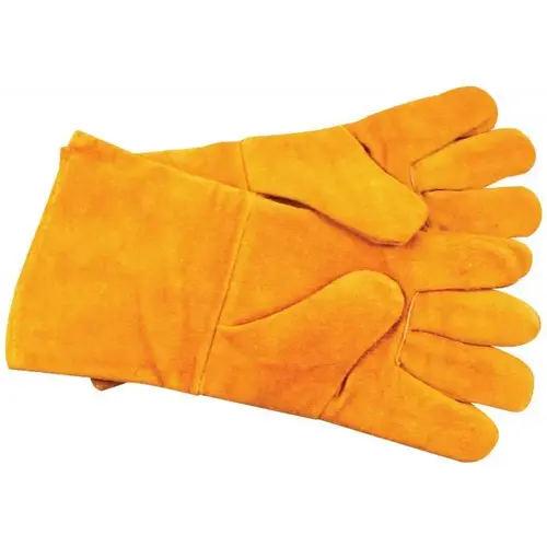 Welding Gloves, Large, Leather