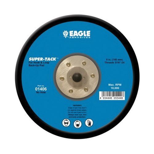 Tapered Disc Pad, 6 in, 5/16-24 Arbor/Shank, Super-Tack Attachment