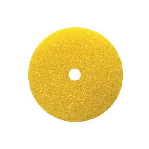 Polisher Pad, 3 in, Foam, Yellow, Super-Tack Attachment